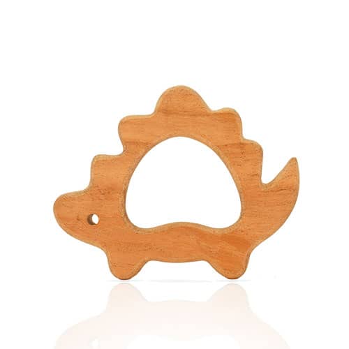 Natural Wooden Teething Toys - Turtle Toy