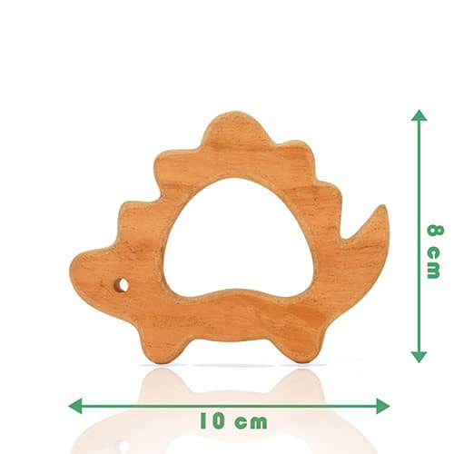 Wooden Teething Toys - Turtle With Measurement