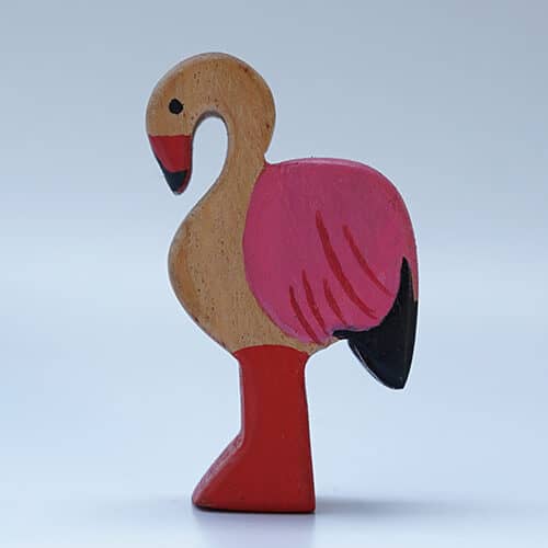 Wooden Flamingo Toy