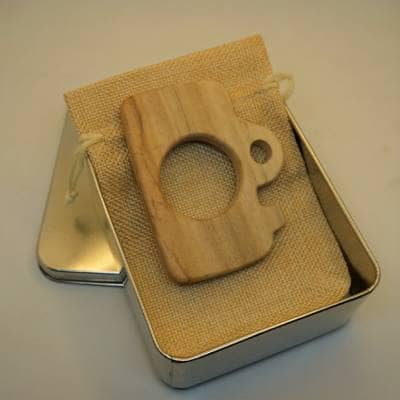 Wooden Large Camera Teether Toy in Box