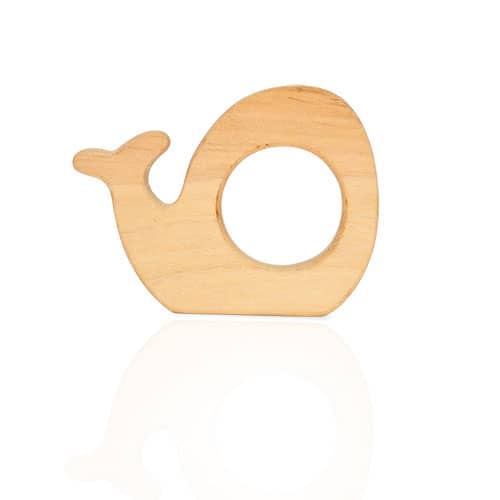 Handcrafted Wooden Large Whale Toy