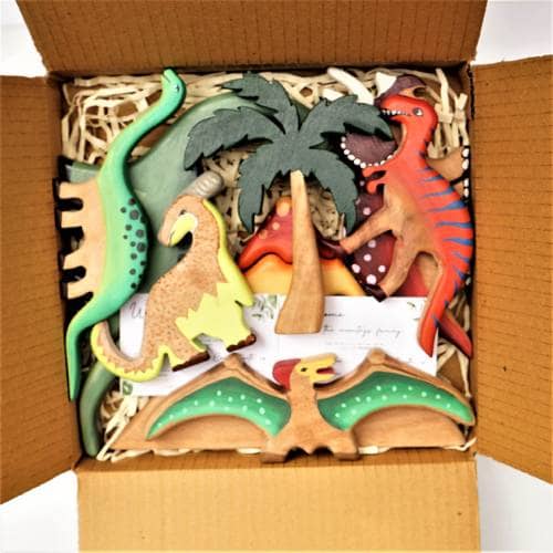 Neemwood Jurassic Set Toy in box