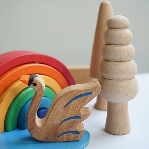 Handcrafted Wooden Figurines Toy