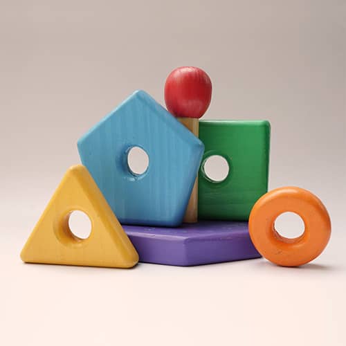 Colorful Shape Stacker Toy