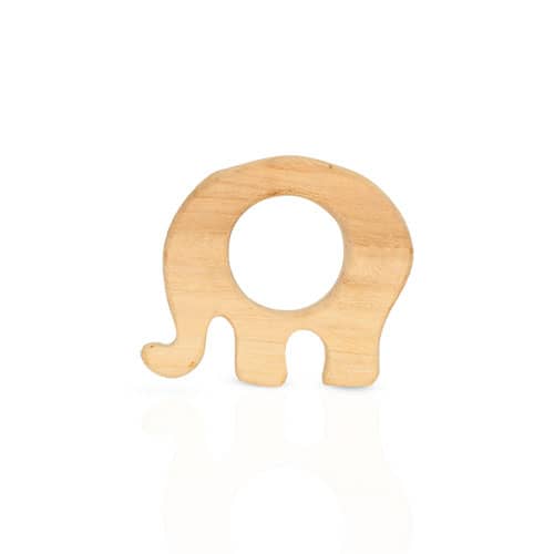 Natural Wooden Small Elephant Toy