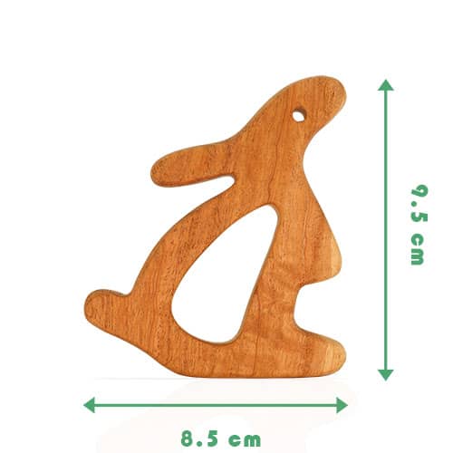 Wooden Rabbit Toy With Measurement