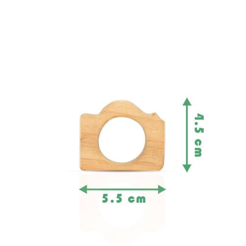 Wooden Small Camera Toy With Measurement