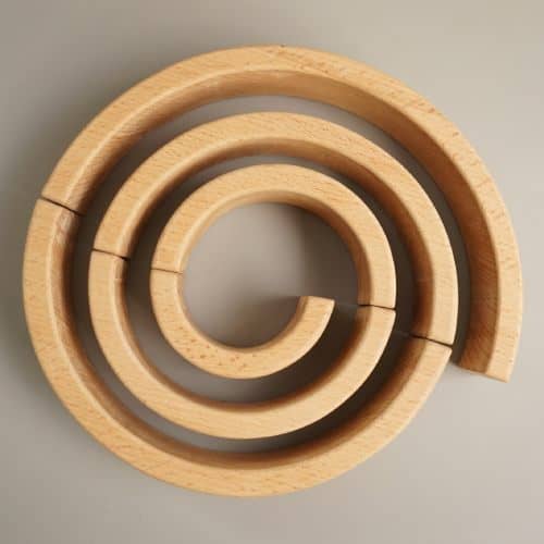 Natural Beech Wood Circle Toy