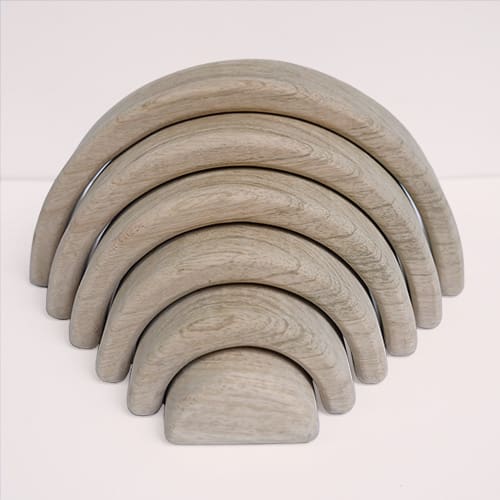 Natural Wood Rainbow Toy