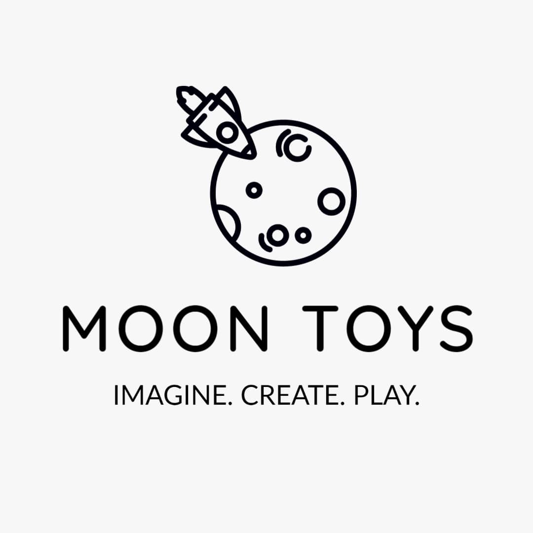 MoonToys Logo - IMAGINE. CREATE. PLAY.