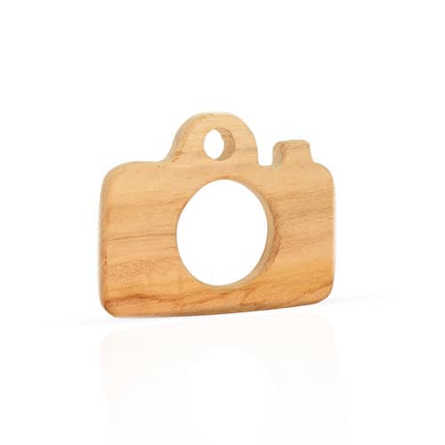 Handmade Wooden Large Camera Toy