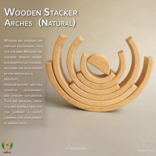 Details of Wooden Arch Stacker Toy