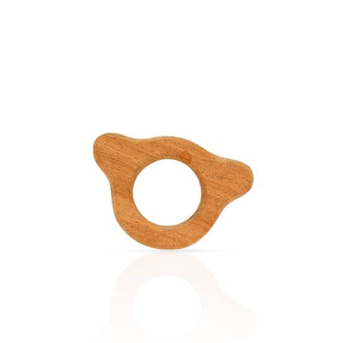 Wooden Bunny Teether Toy