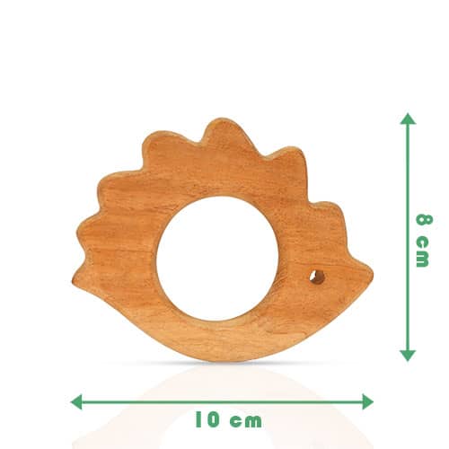 Wooden Hedgehog Toy With Measurement