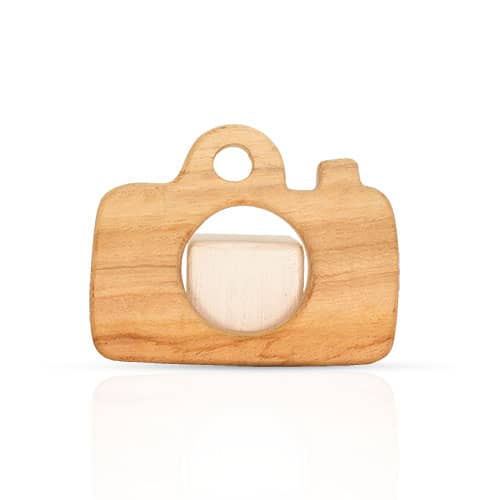 Natural Wooden Large Camera Toy