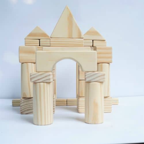 wooden building block toy