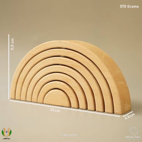 Length of Wooden Arch Stacker Toy